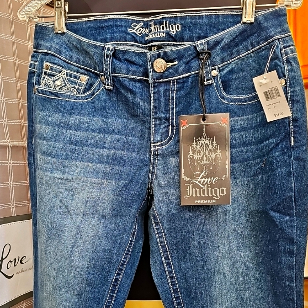 Love Indigo Women's Blue Jeans